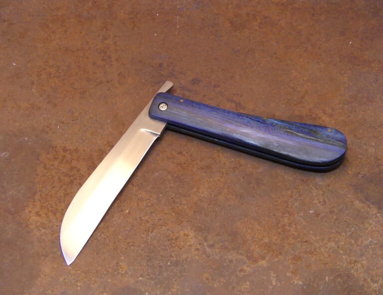 Manche en pommier échauffé stabilisé teinté
